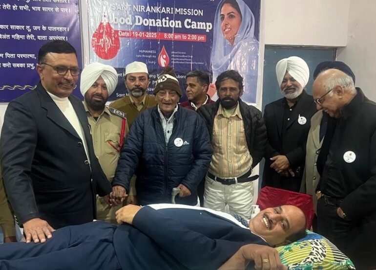111 निरंकारी श्रद्धालुओं ने रक्तदान किया