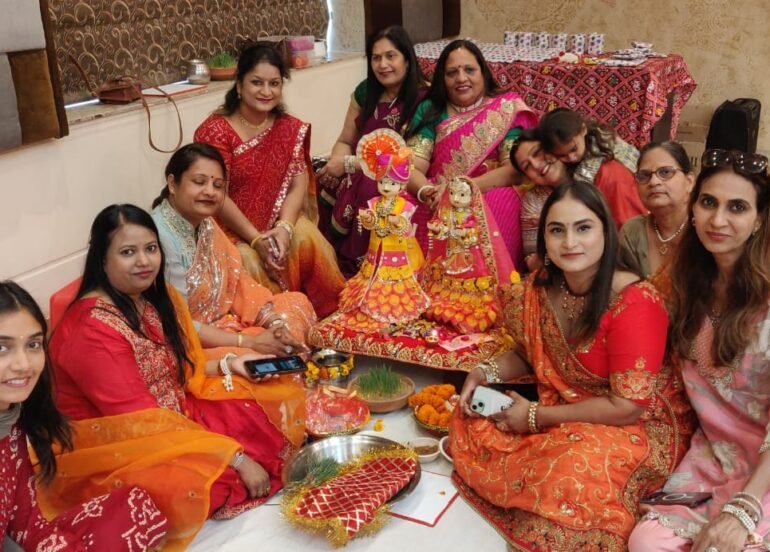राजस्थान परिषद की महिलाओं ने गणगौर का पारंपरिक त्योहार धूमधाम से मनाया