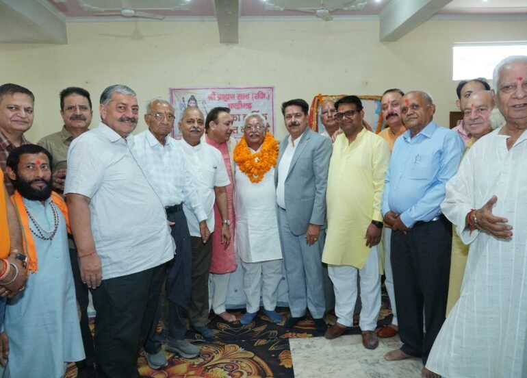 यशपाल तिवारी फिर से श्री ब्राह्मण सभा, चण्डीगढ़ के प्रधान निर्वाचित