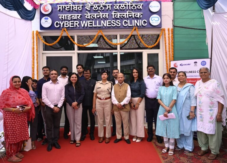 एनआईटीटीटीआर चंडीगढ़ में साइबर वेलनेस क्लिनिक का उद्घाटन