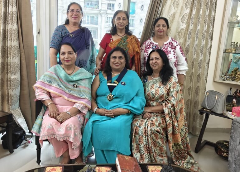 इनर व्हील क्लब मोहाली सिंफनी की अध्यक्ष बनी अमिता अरोड़ा