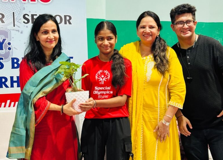 स्पेशल ओलंपिक्स नेशनल टेबल टेनिस चैंपियनशिप-2025 का शुभारम्भ किया खेल सचिव प्रेरणा पुरी ने
