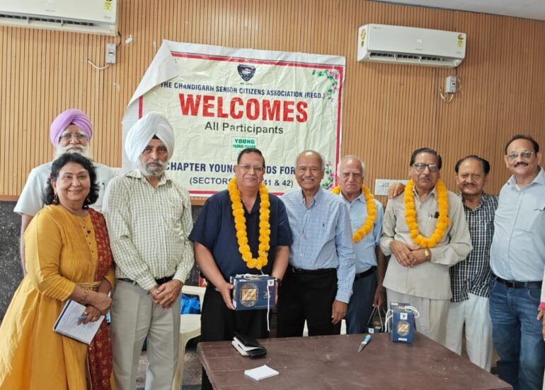 वरिष्ठ नागरिकों के जीवन में फिर से उमंग व जोश जगाया सीएससीए के चैप्टर यंग फरैंडन्स फारएवर ने