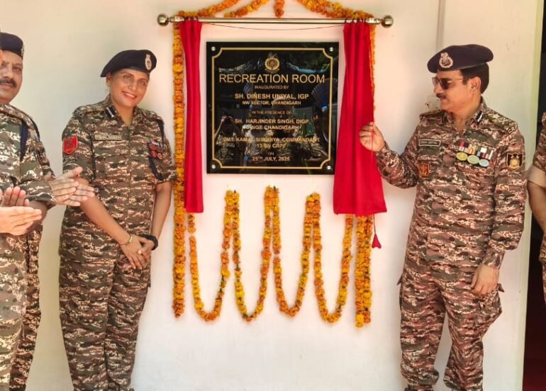 दिनेश उनियाल ने 13वीं बटालियन सीआरपीएफ में मनोरंजन कक्ष, आधुनिक बैरक, स्टोर और राजपत्रित अधिकारी एनेक्सी का शुभारंभ किया