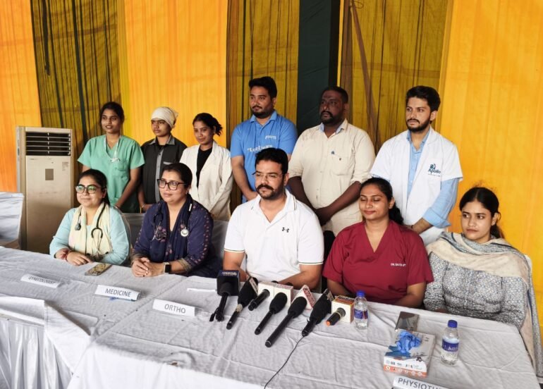दाऊं गुरुद्वारा साहिब में फ्री बोन एंड जॉइंट रिप्लेसमेंट शिविर आयोजित
