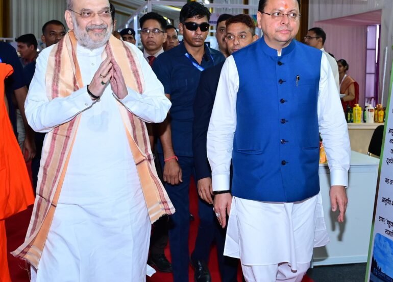 निवेशक सम्मेलन : गृह मंत्री अमित शाह ने सीएम धामी के बंपर निवेश पर पीठ थपथपाई