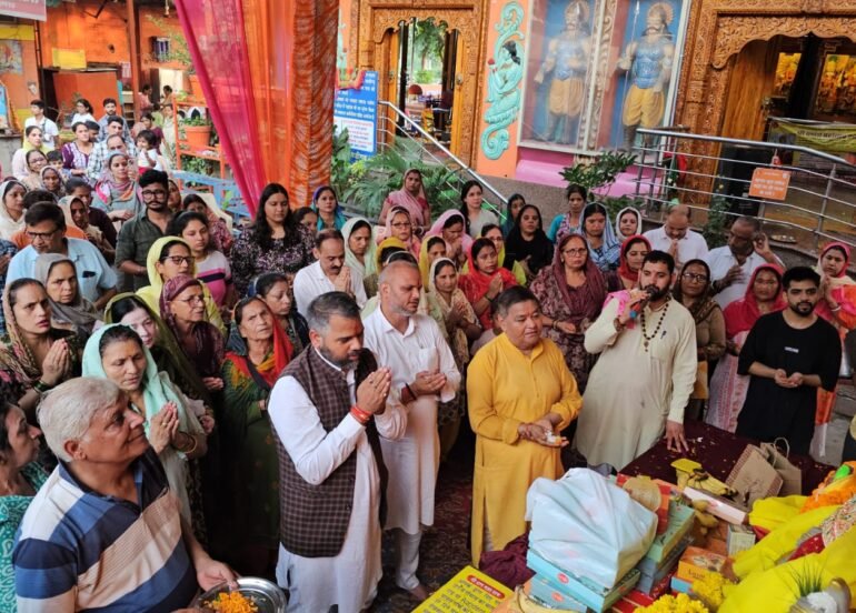 गौरी शंकर सेवादल द्वारा पंच दिवसीय गणेश महोत्सव कार्यक्रम का शुभारम्भ