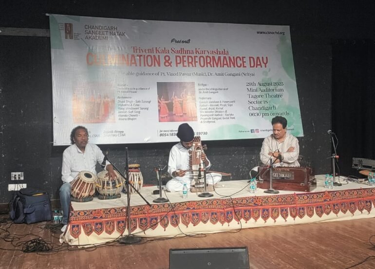 सीएसएनए द्वारा त्रिवेणी कला साधना कार्यशाला के अंतर्गत संगीत और नृत्य कार्यशालाओं का आयोजन