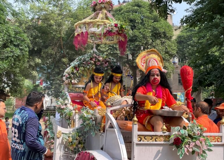 उत्तराखण्ड कला मंच  द्वारा श्री राम जी झांकी का आयोजन