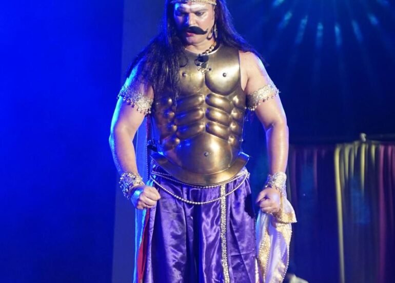 रावण का मुख हुआ लाल हनुमान के कारण