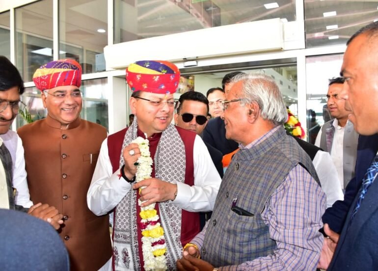 अजमेर में उत्तराखंड धर्मशाला के नए तल का लोकार्पण।