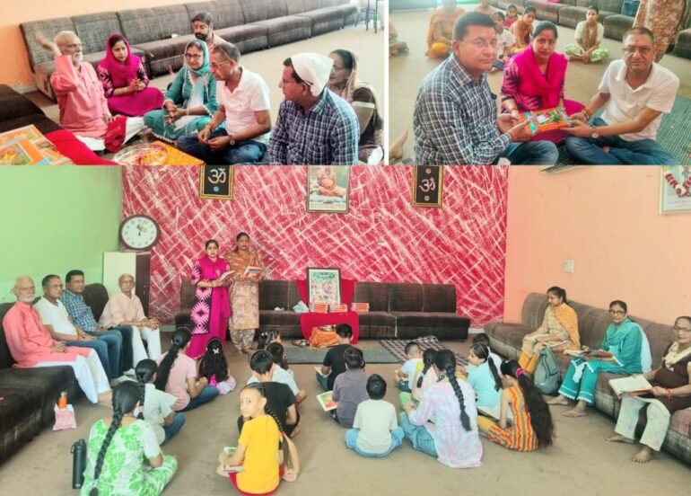 ज्ञानम संस्कृति द्बारा सामूहिक रामायण पाठ पढ़ाने के शिविर का शुभारम्भ
