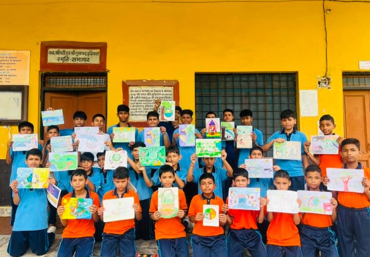 हरेला पर्व पर सरस्वती विद्या मंदिर, ढालवाला में प्रतिभाओं का सम्मान।