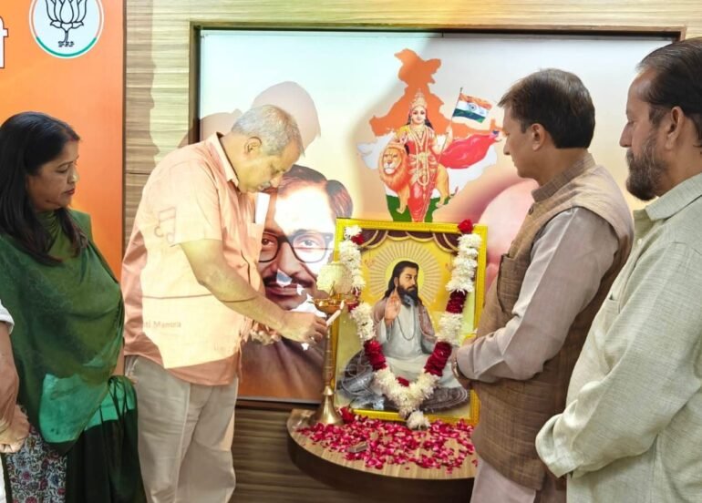संत रविदास जी के समता और सामाजिक समरसता के संदेश को जन-जन तक पहुंचाने का संकल्प : भाजपा चंडीगढ़ की प्रदेश कार्यशाला संपन्न