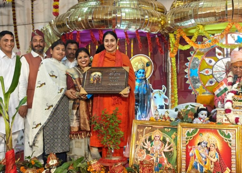 भागवत किसी ने बनाया नहीं, भगवान ने अपनी शक्ति से ब्रह्मा के हृदय में इसे प्रकट किया : आचार्य विवेक जोशी जी महाराज