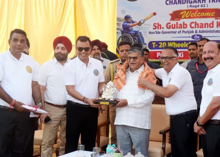 व्हीलचेयर क्रिकेट के जरिए दिया नशामुक्त समाज और स्वस्थ जीवनशैली का संदेश